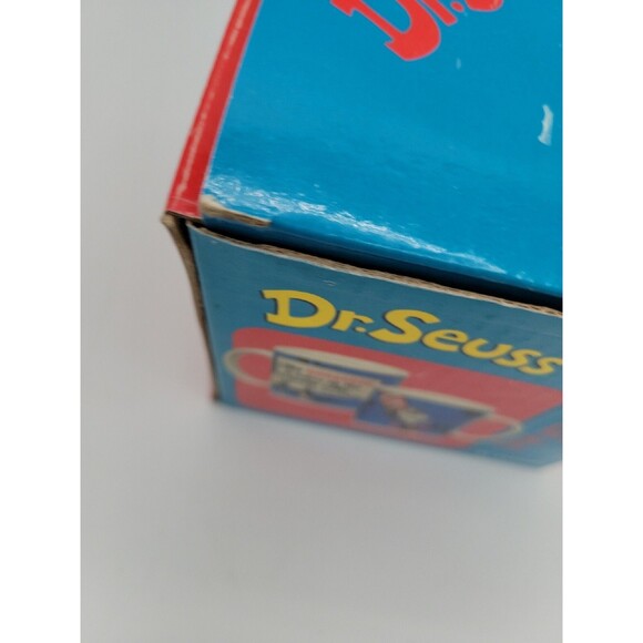 Dr Seuss Coffee Cup Mug Cat in the Hat w/ Box Blue Collectible12oz - Picture 12 of 16
